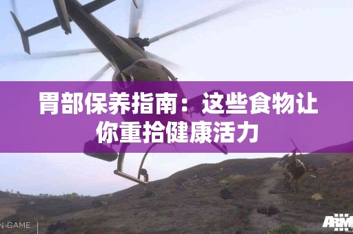 胃部保养指南：这些食物让你重拾健康活力