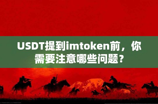 USDT提到imtoken前，你需要注意哪些问题？