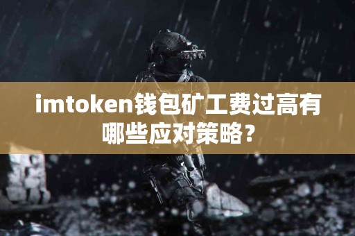 imtoken钱包矿工费过高有哪些应对策略？