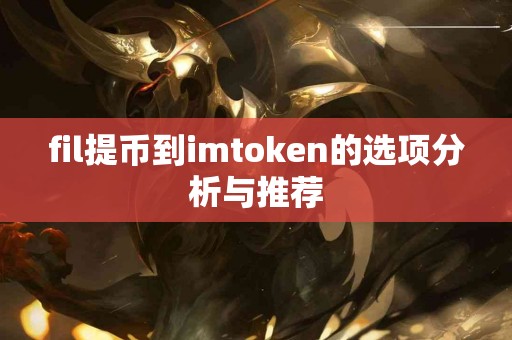 fil提币到imtoken的选项分析与推荐