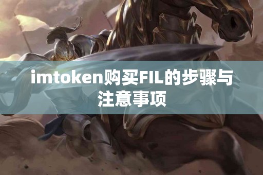 imtoken购买FIL的步骤与注意事项