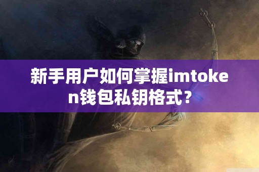 新手用户如何掌握imtoken钱包私钥格式？