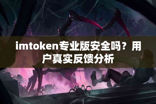 imtoken专业版安全吗？用户真实反馈分析